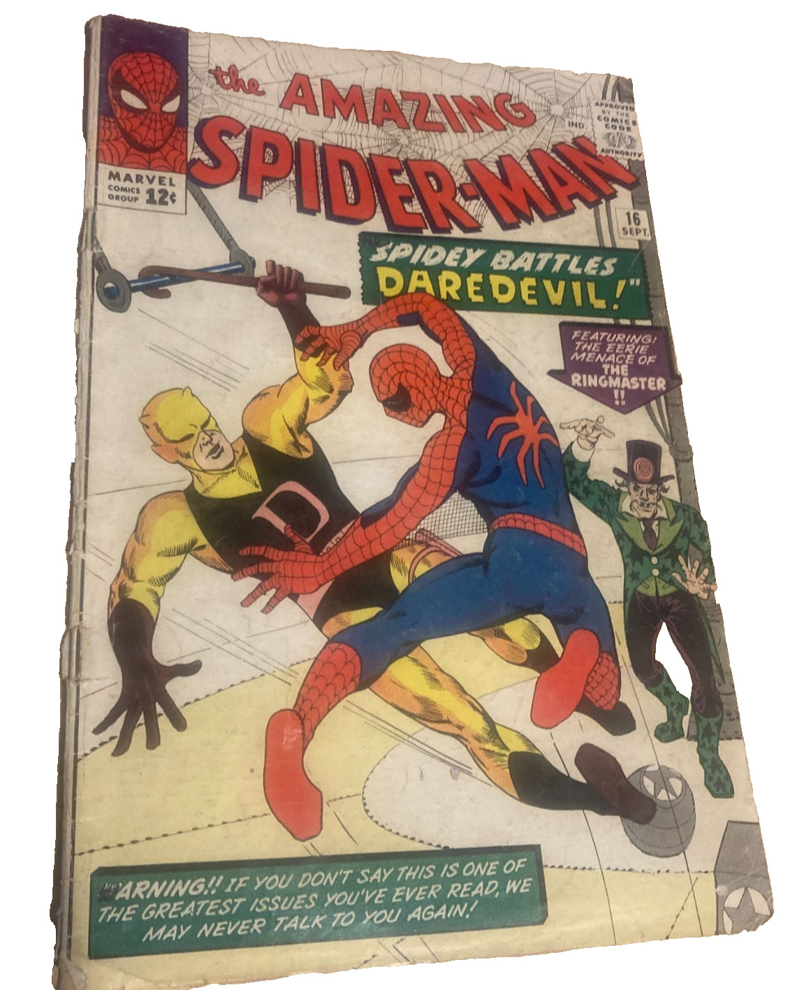 The Amazing Spider-Man #16 1964 1st App of Daredevil The Amazing Spider-Man #16 1964 1st App of Daredevil