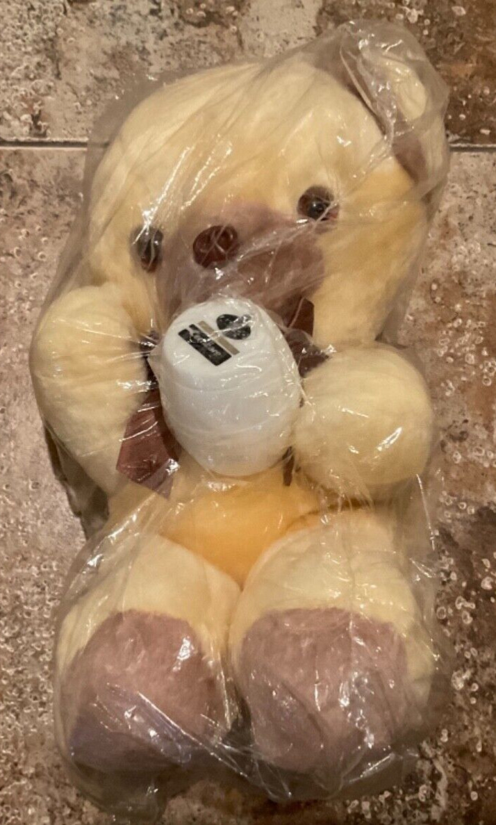 AMERICAN OIL COMPANY AMOCO PROM TEDDY BEAR PLUSH 12” NEW IN POLY BAG