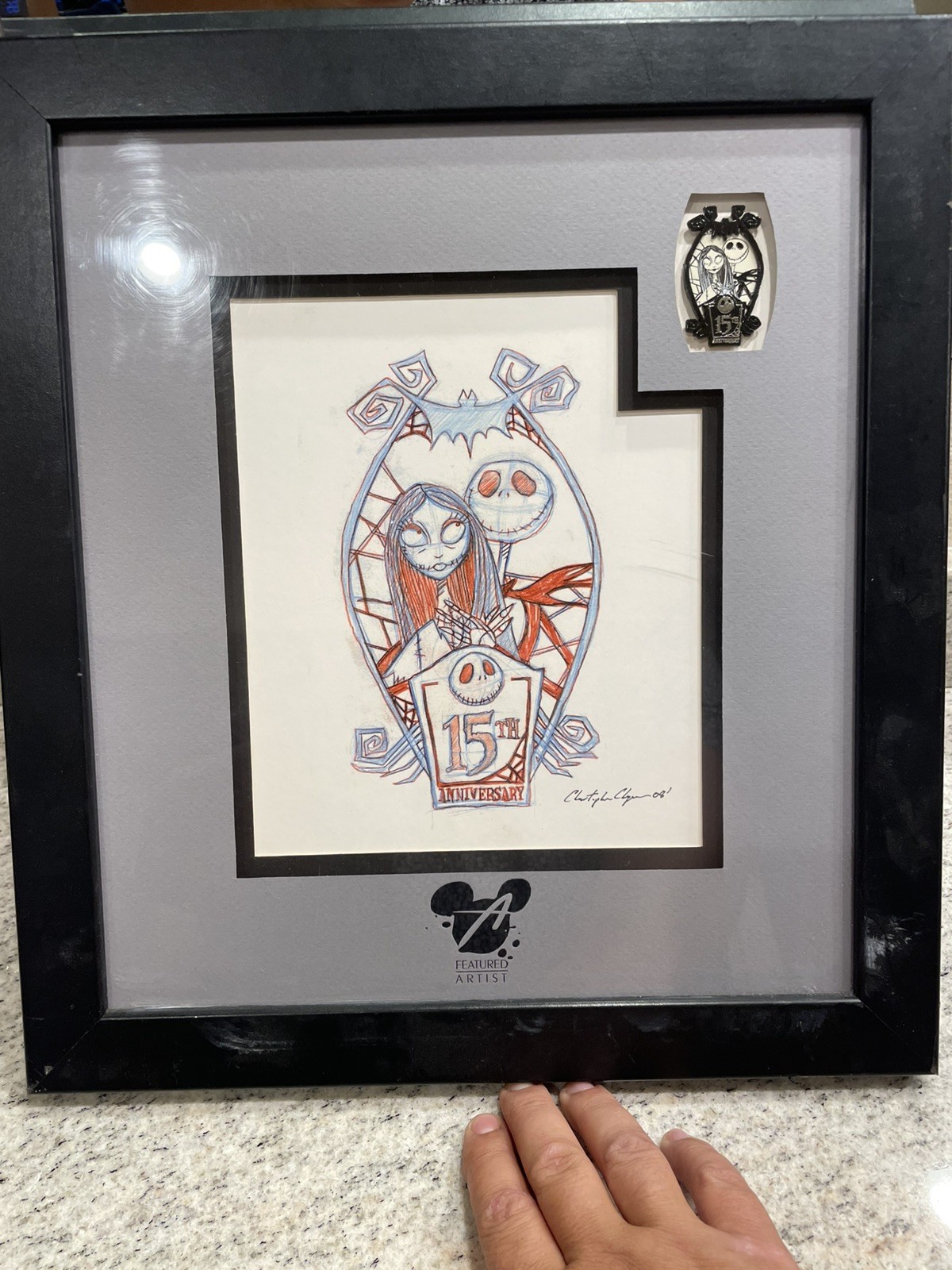 Tim Burton’s The Nightmare Before Christmas 15th Anniversary sketch print Tim Burton’s The Nightmare Before Christmas 15th Anniversary sketch print