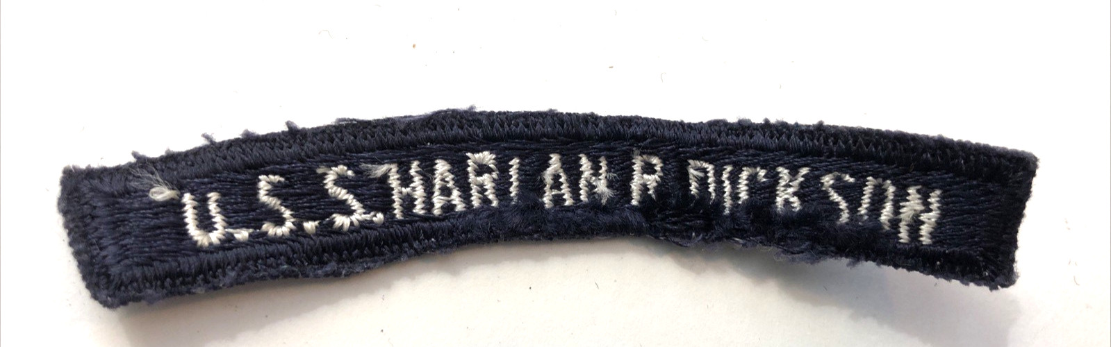 US Navy USS Harlan P Dickson DD-708 rocker Patch 3.5\ US Navy USS Harlan P Dickson DD-708 rocker Patch 3.5\