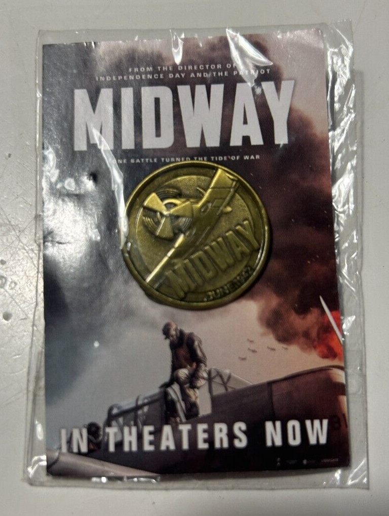 Midway Movie Premiere Pin On Collectible Card