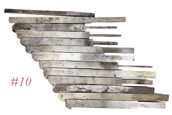 mixed lot PLOW PLANE IRONS CUTTERS Ibbotson Marples Ohio others