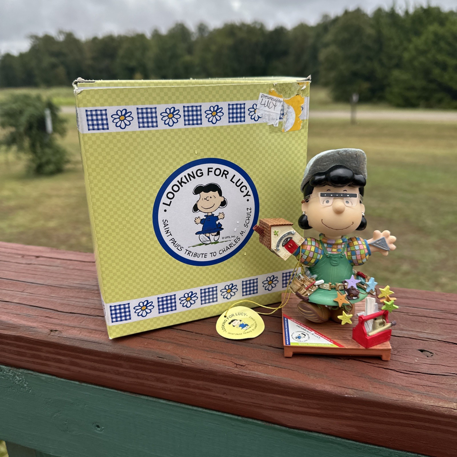 Vtg Westland Peanuts “Looking For Lucy” Figurine Statue New In Box w/Tag Vtg Westland Peanuts “Looking For Lucy” Figurine Statue New In Box w/Tag