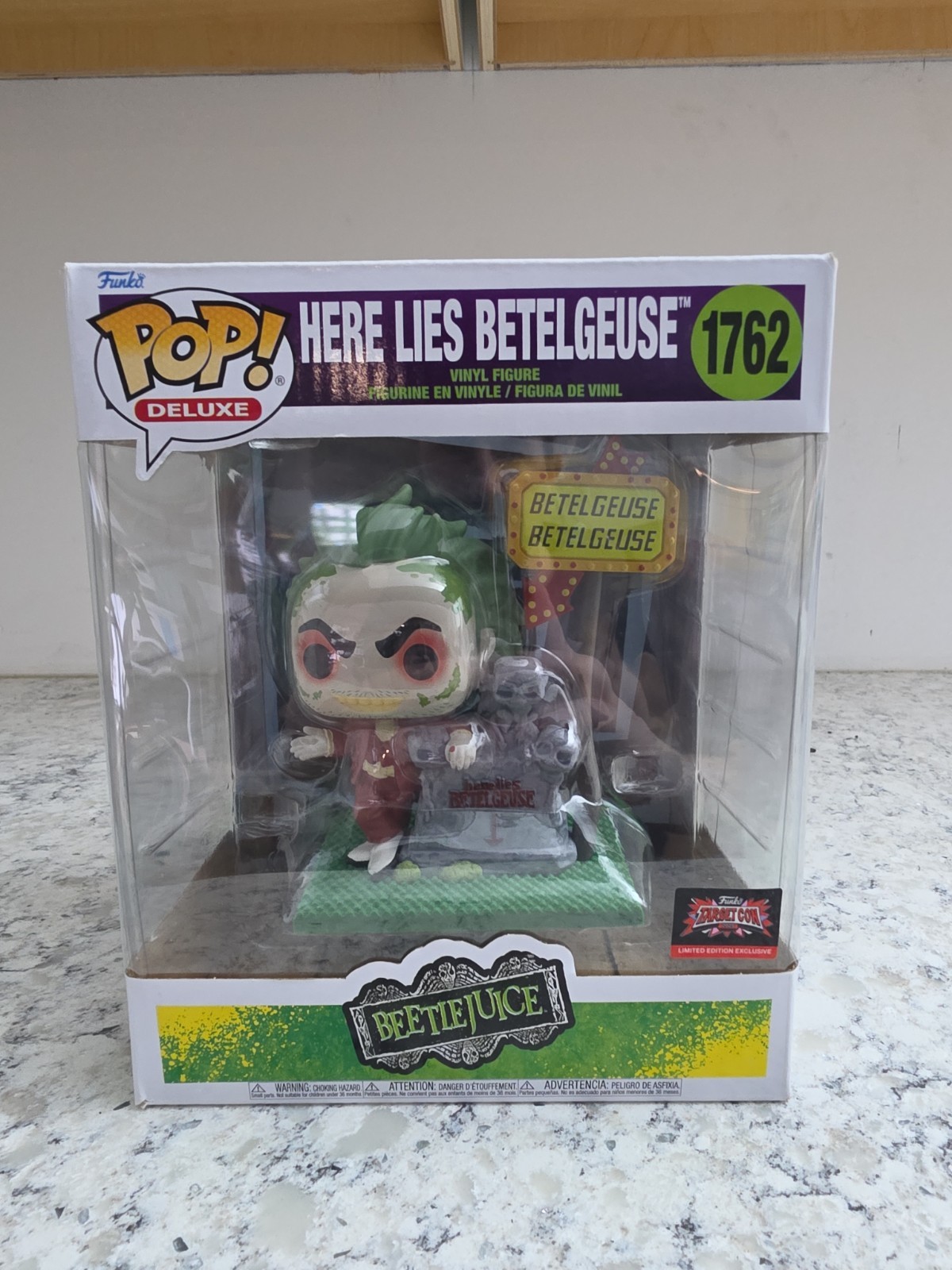 Funko Pop Deluxe Beetlejuice Here Lies Beetlejuice TargetCon 2025 #1762