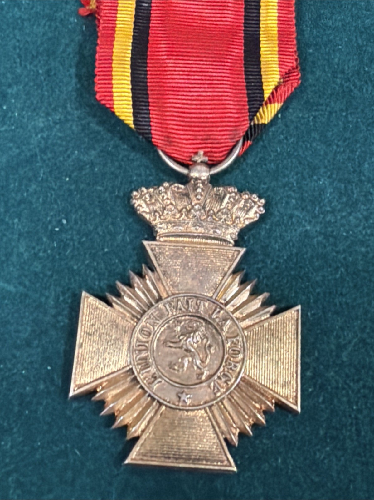 BELGIUM Kingdom Army Service Cross Instituted 1846