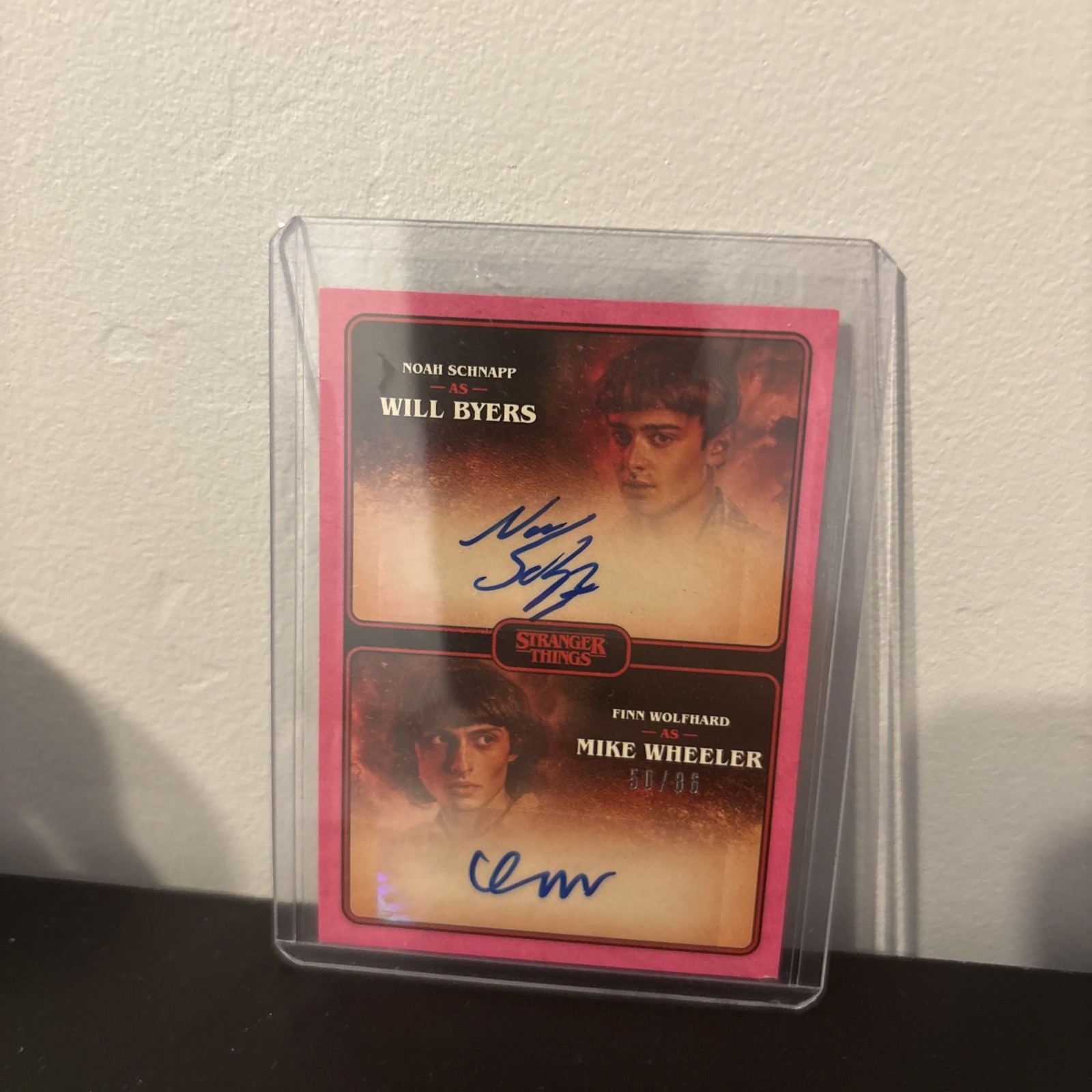 2023 Topps Zerocool Stranger Things Mike/Will Dual Autograph 50/86