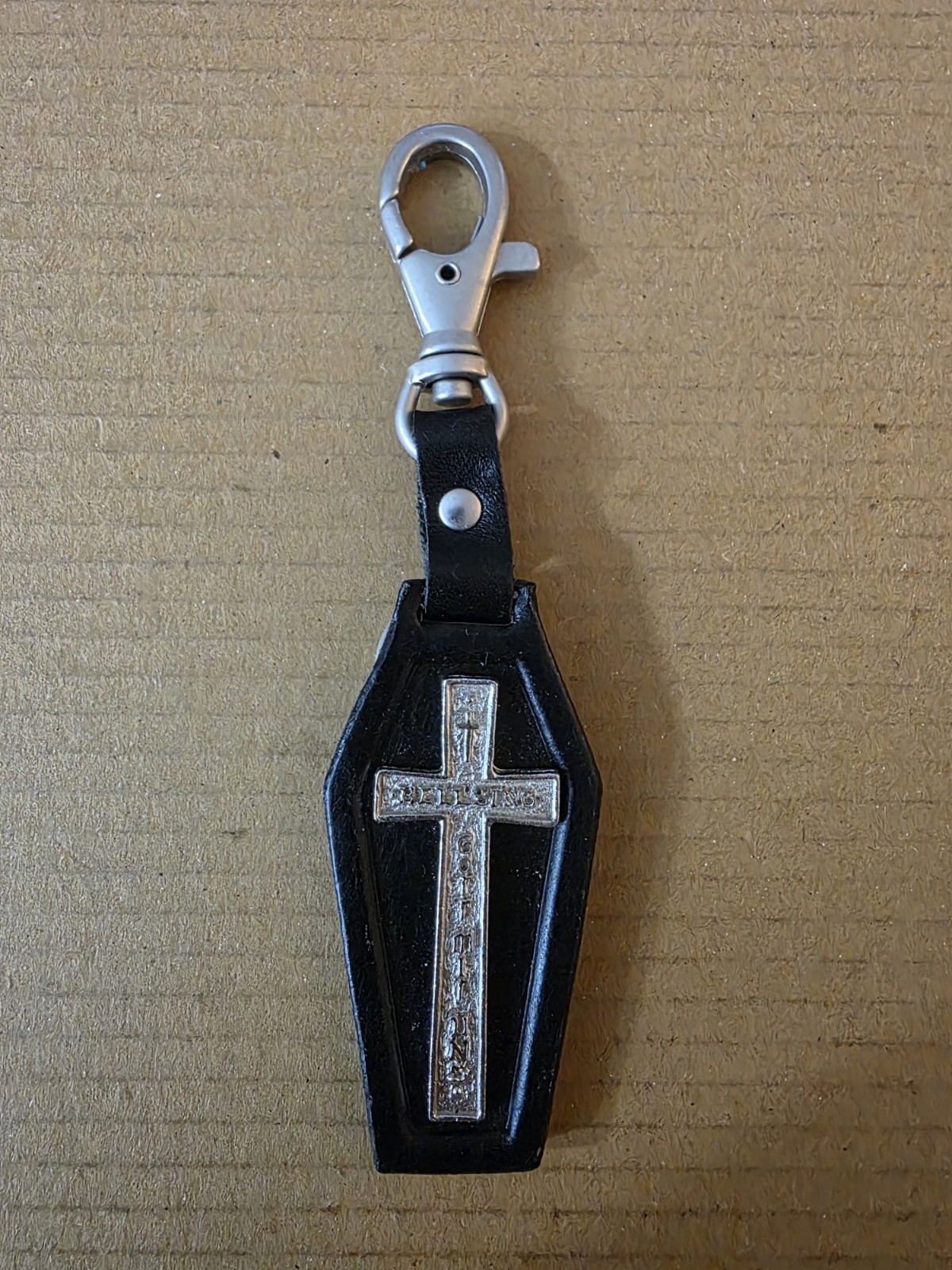 Hellsing Keychain Anime Character Keyring Very Rare Leather Coffin