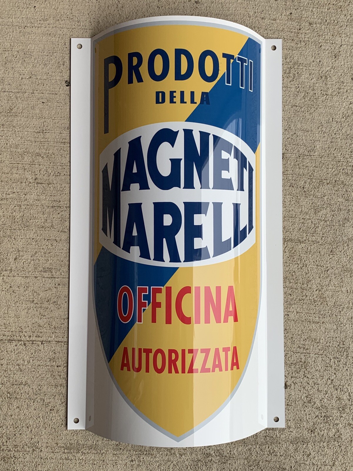 Wow italian autoparts 18 inch metal sign Alfa Romeo lancia Lamborghini Ferrari Wow italian autoparts 18 inch metal sign Alfa Romeo lancia Lamborghini Ferrari