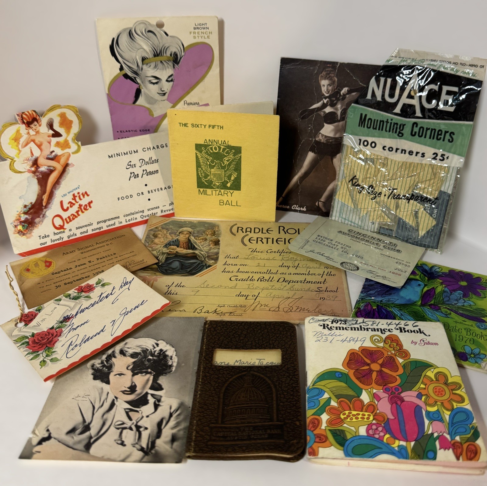 Vintage Ephemera Lot 40s/50s/60s/70s 