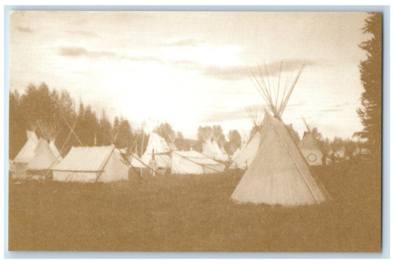 NMLRA 60TH Anniversary 1933-1993 Rendezvous Teepee Tent Vintage Postcard NMLRA 60TH Anniversary 1933-1993 Rendezvous Teepee Tent Vintage Postcard