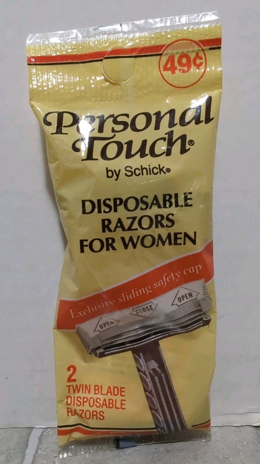 Vintage Personal Touch By Schick Disposable 2 Razors For Women
