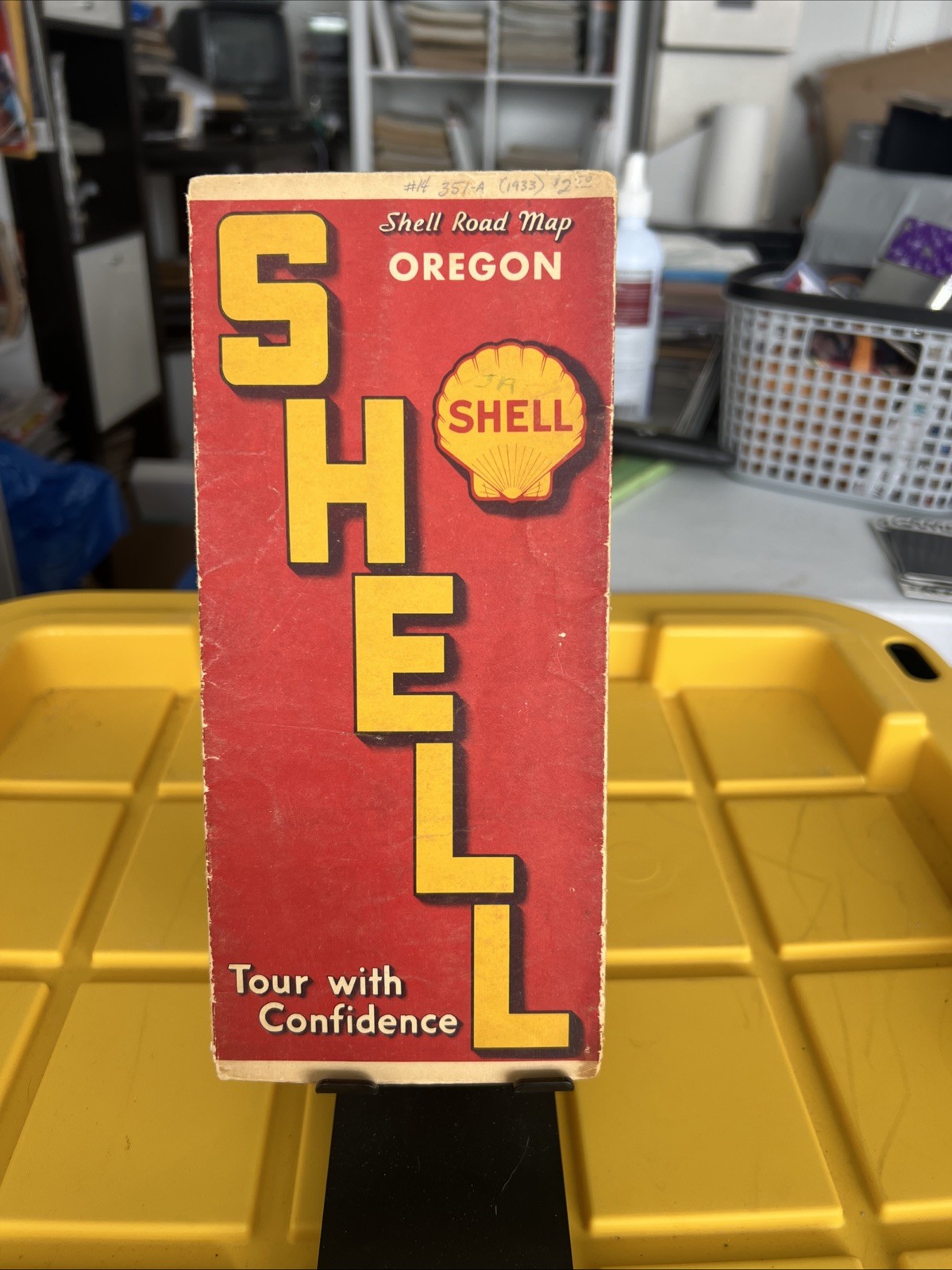 Vintage 1933 Shell Road Map - Oregon Complete Vintage 1933 Shell Road Map - Oregon Complete