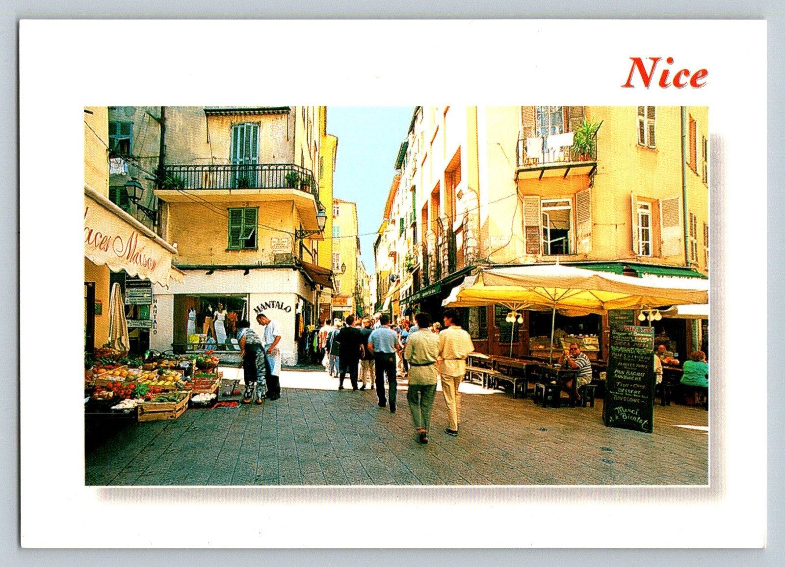 France Nice 1990s Old Nice (Le Vieux Nice) - Postcard France Nice 1990s Old Nice (Le Vieux Nice) - Postcard