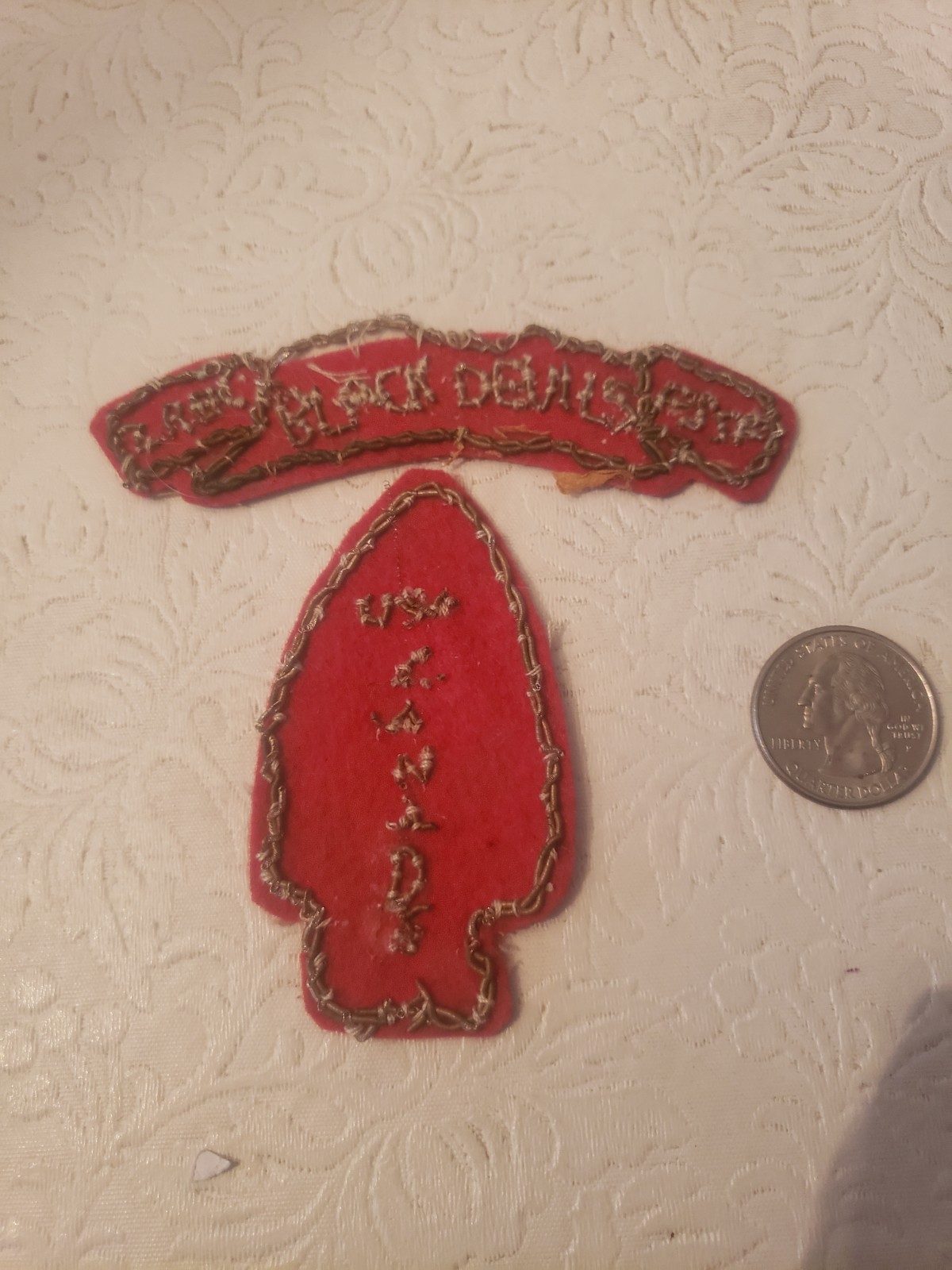 RARE WWII 1st SPECIAL SERVICE FORCE ITALIAN MADE PATCH W/\
