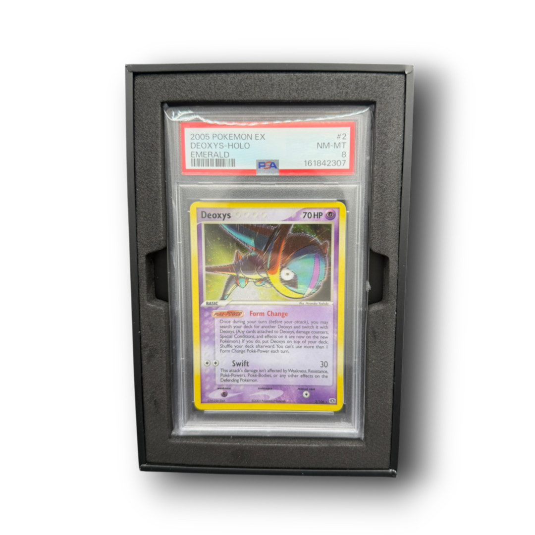 2005 Pokémon EX Emerald Deoxys #2 Holo PSA 8