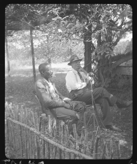 Livingston Alabama Richard Amerson John A. Lomax Sr 1940s at Ruby Tartt Home