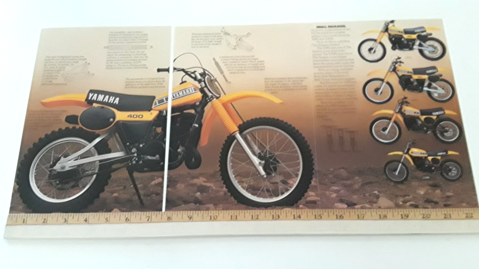 1979 YAMAHA YZ400 - YZ250 - YZ125 - YZ100 - YZ80 - ORIGINAL 1979 AD 1979 YAMAHA YZ400 - YZ250 - YZ125 - YZ100 - YZ80 - ORIGINAL 1979 AD