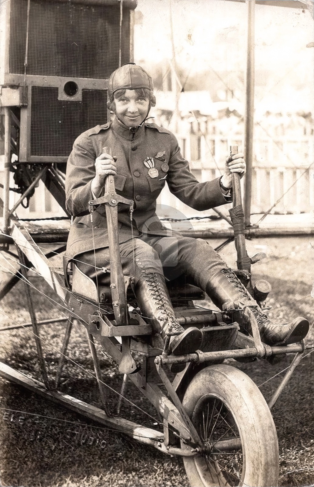 1917 Woman Aviator Ruth Law RPPC Photo Postcard COPY 1917 Woman Aviator Ruth Law RPPC Photo Postcard COPY