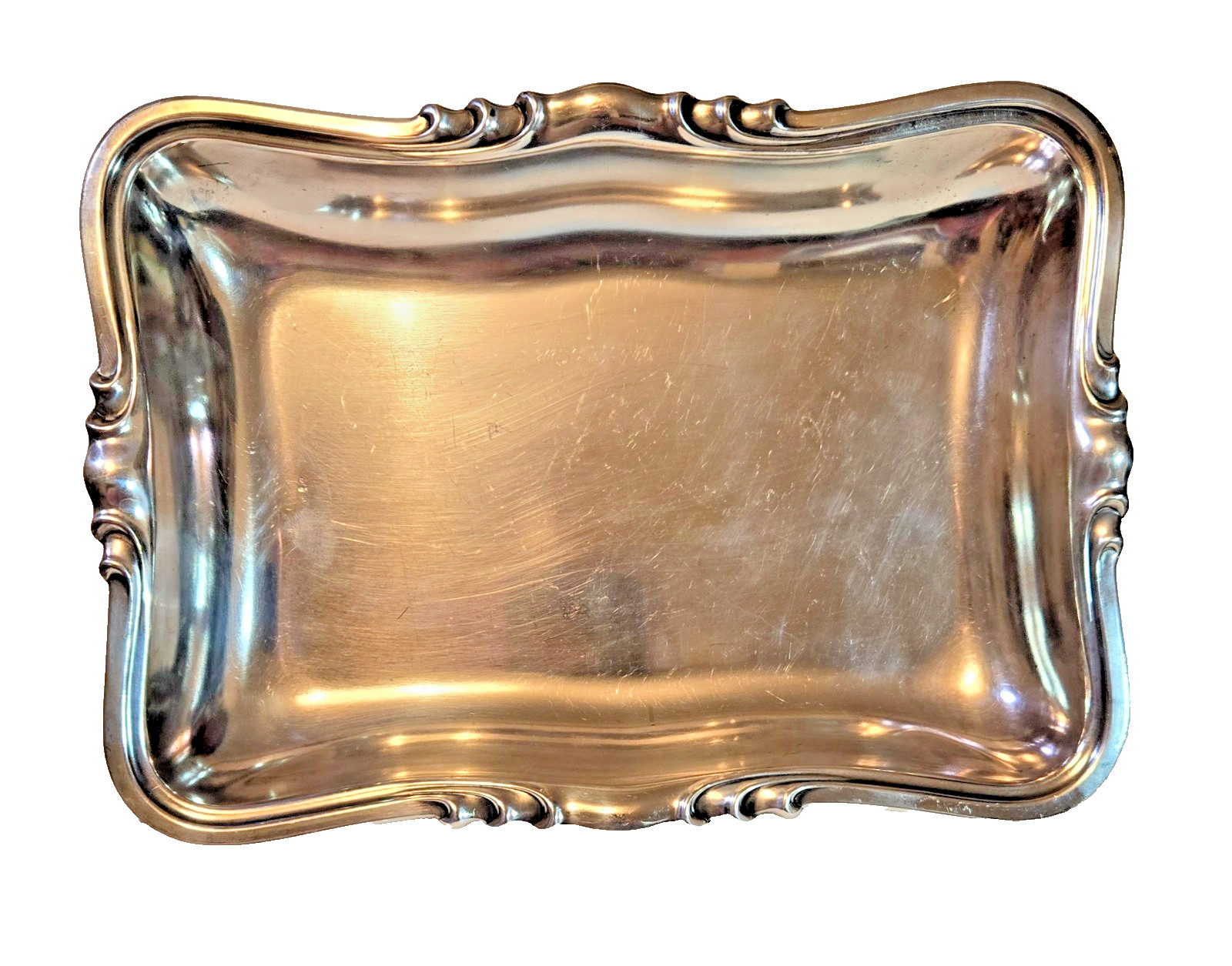Vintage Silverplate Rectangular 10.5\ Vintage Silverplate Rectangular 10.5\
