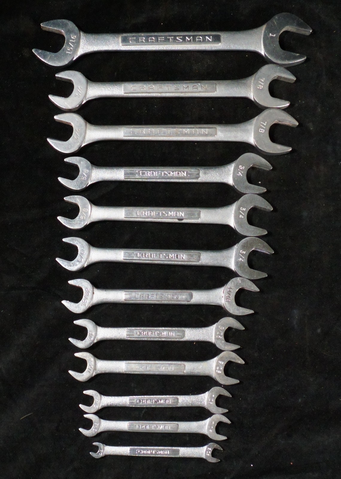 Vintage Craftsman Tools Wrench Set Lot of 12 Wrenches w/ Duplicates (B8)
