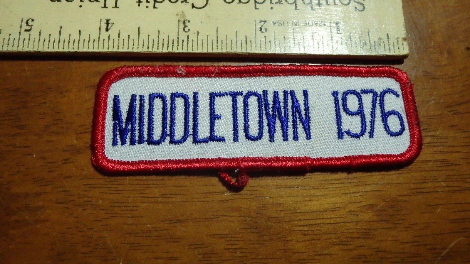VINTAGE  MIDDLETOWN CONNECTICUT 1976   PATCH  BX A  56