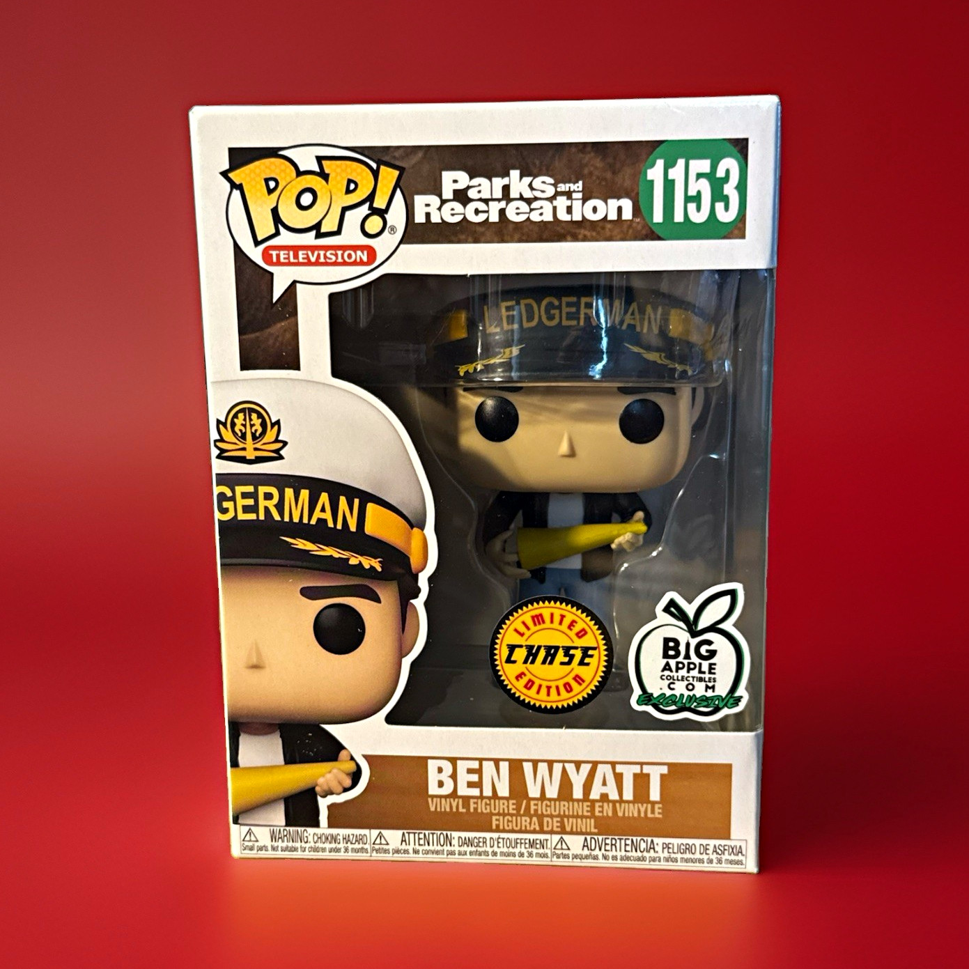 Funko Pop Television Parks and Recreation Ben Wyatt Chase LE Exclusive #1153