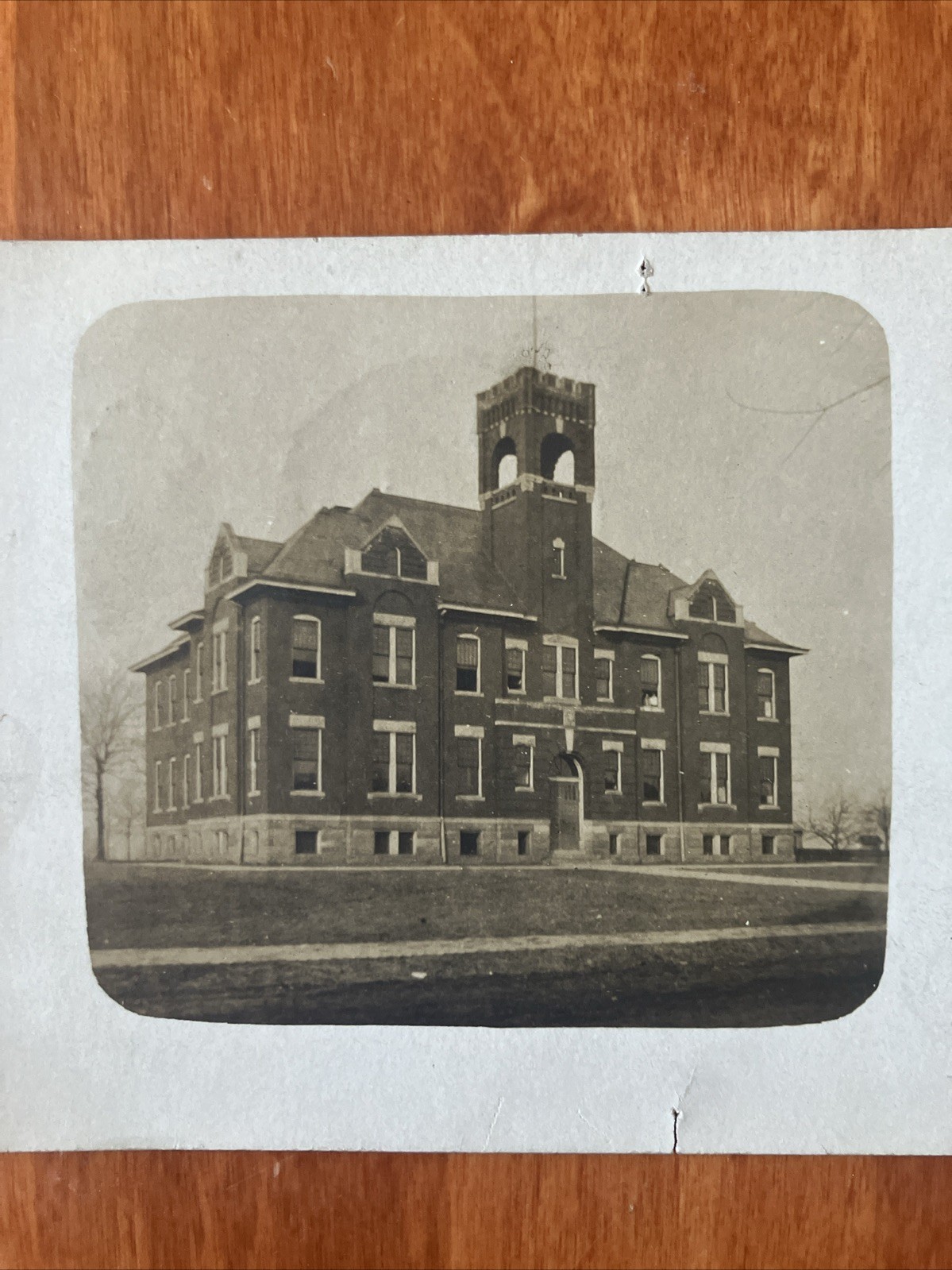 1906 Beautiful Building In West Lafayette OH Real Photo Postcard RPPC PC2