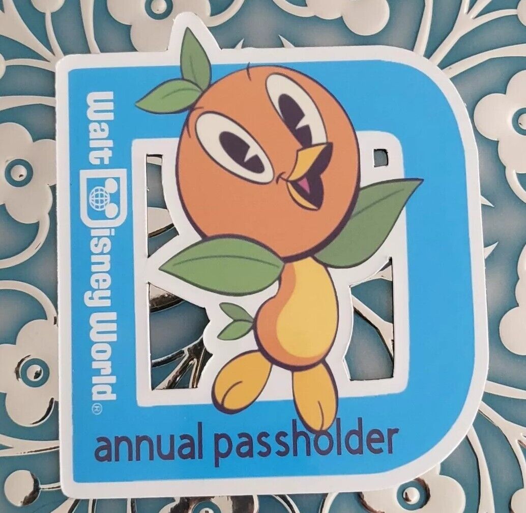 Disney passholder Magnet  Orange Bird HOMEMADE