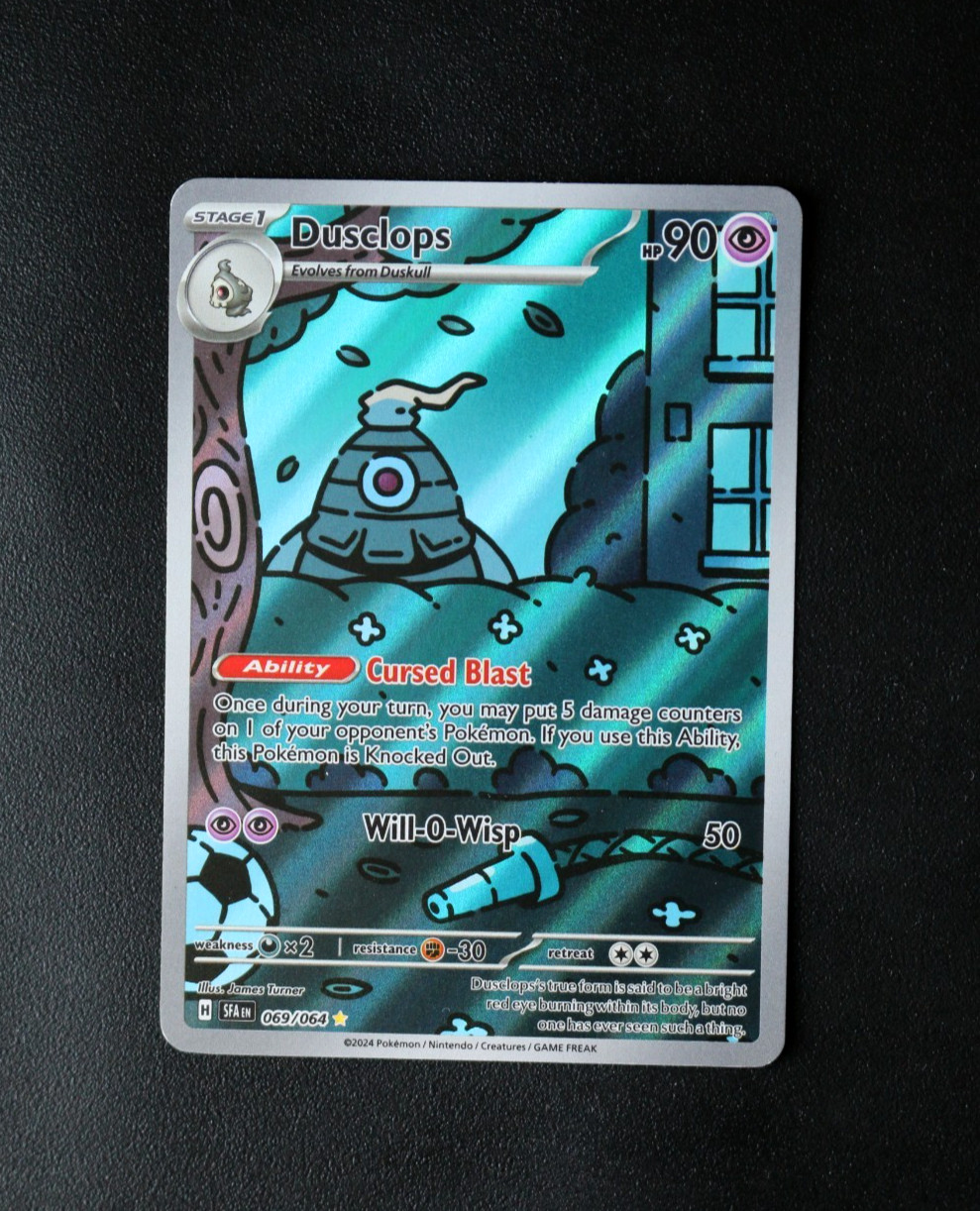 Pokémon Card TCG - Dusclops 069/064 - Shrouded Fable - Illustration Rare - NM ⭐ Pokémon Card TCG - Dusclops 069/064 - Shrouded Fable - Illustration Rare - NM ⭐