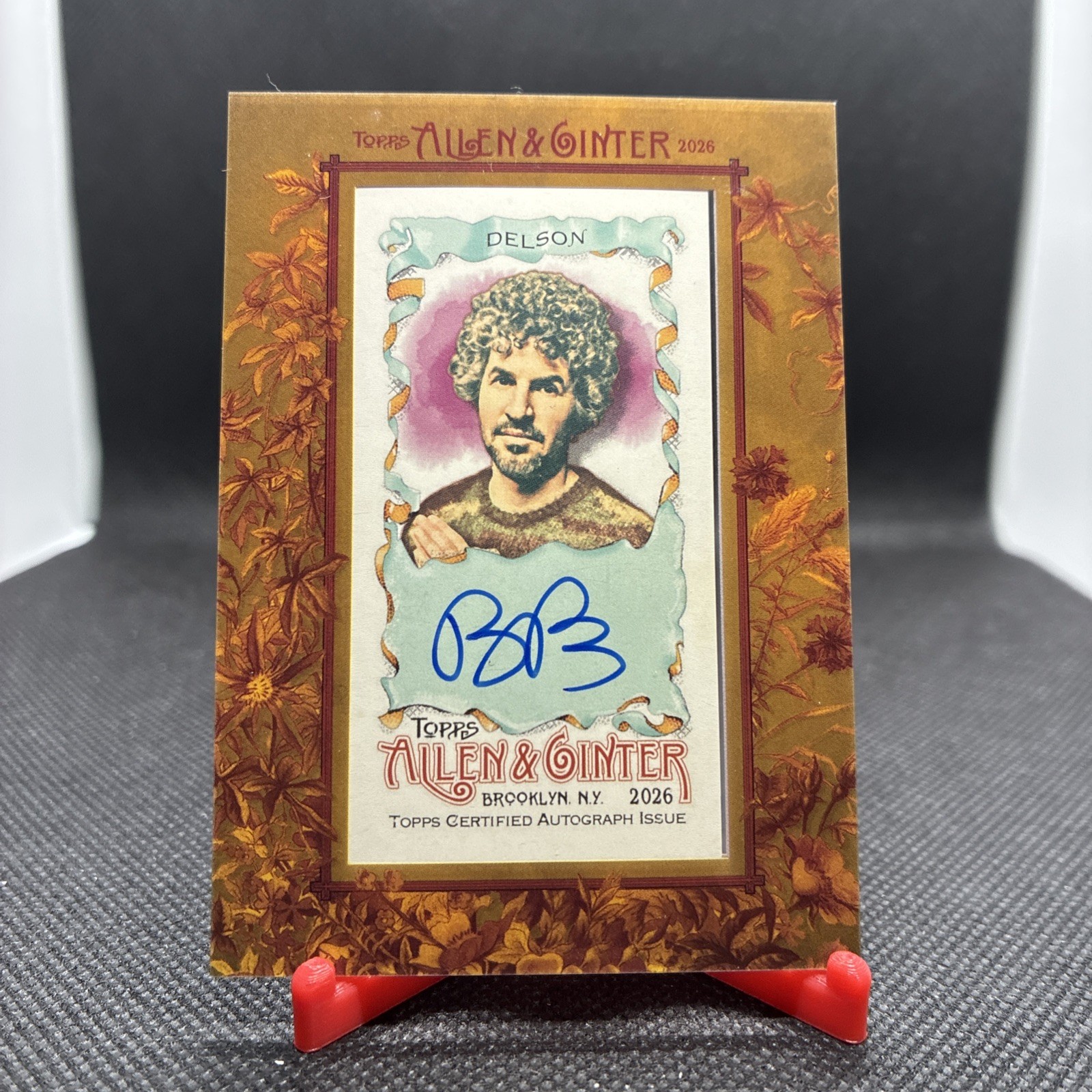 Topps 2026 Allen & Ginter Brad Delson Autograph Insert Card MA-BD
