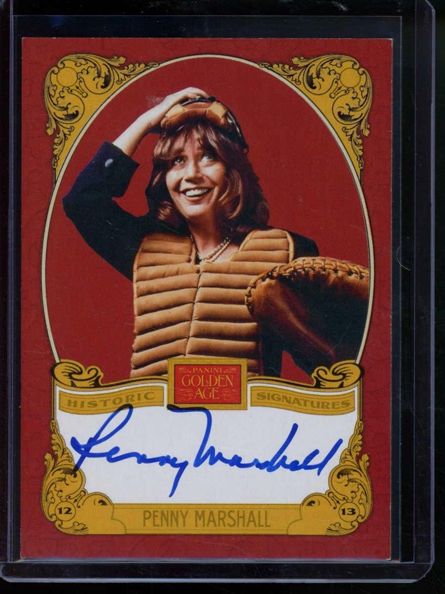2013 Panini Golden Age Penny Marshall Historic Signatures Auto #PNY 2013 Panini Golden Age Penny Marshall Historic Signatures Auto #PNY