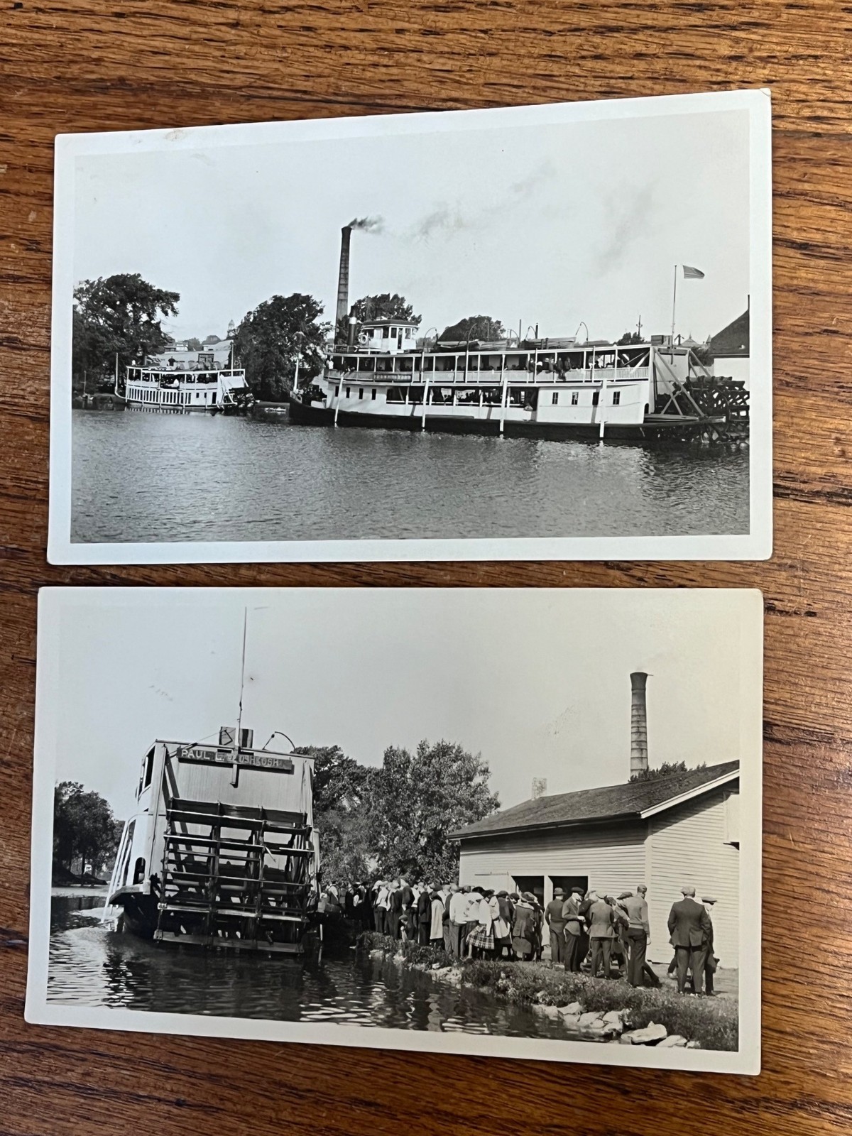 Original Snapshot Photos of Paul L. (LeFevre) Steamer Ship Oshkosh Wis Excursion Original Snapshot Photos of Paul L. (LeFevre) Steamer Ship Oshkosh Wis Excursion