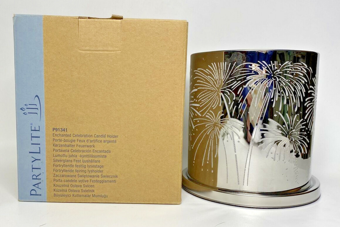 PartyLite Enchanted Celebrations Candle Holder Retired NIB P13E/P91341