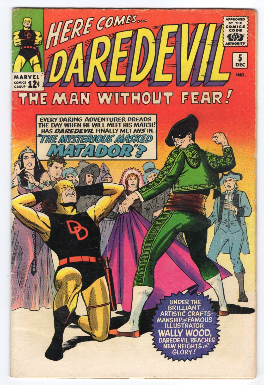 Daredevil 5 1964 Marvel Comics VG 4.0 1st App The Matador Karen Page