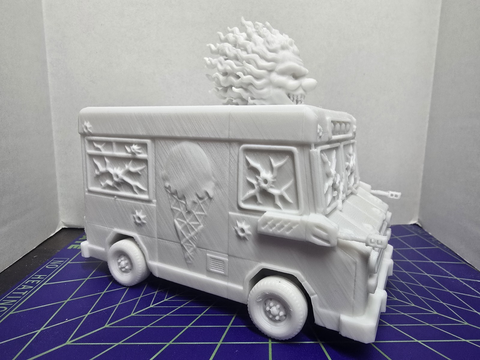 TWISTED METAL 3 SWEET TOOTH RETRO'S VERSION 3D PRINTED PAINTABLE