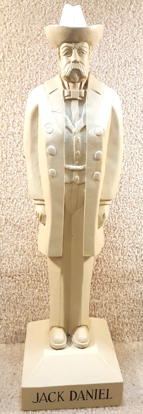 18 Inch Tall Jack Daniel Statue 1850-1911 Daniel\'s Whiskey Store Display Promo
