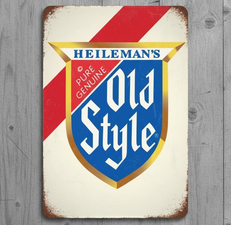Heileman's Old Style Beer 8 x 12 Novelty Metal Sign Shrink-Wrapped New Heileman's Old Style Beer 8 x 12 Novelty Metal Sign Shrink-Wrapped New