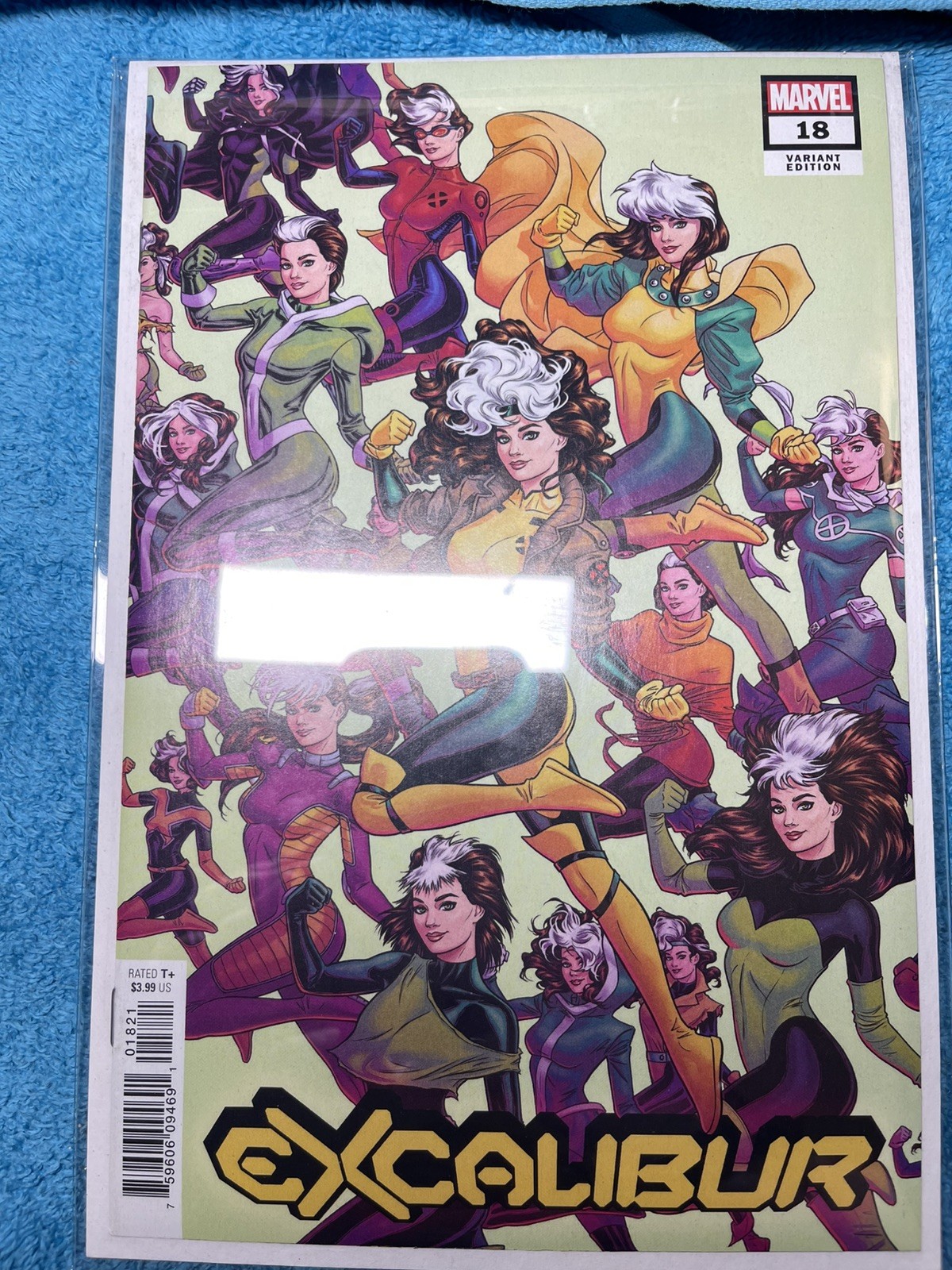 EXCALIBUR #18 ROGUE 1:25 Dauterman Variant NM Marvel HTF RARE Doomsday X-men