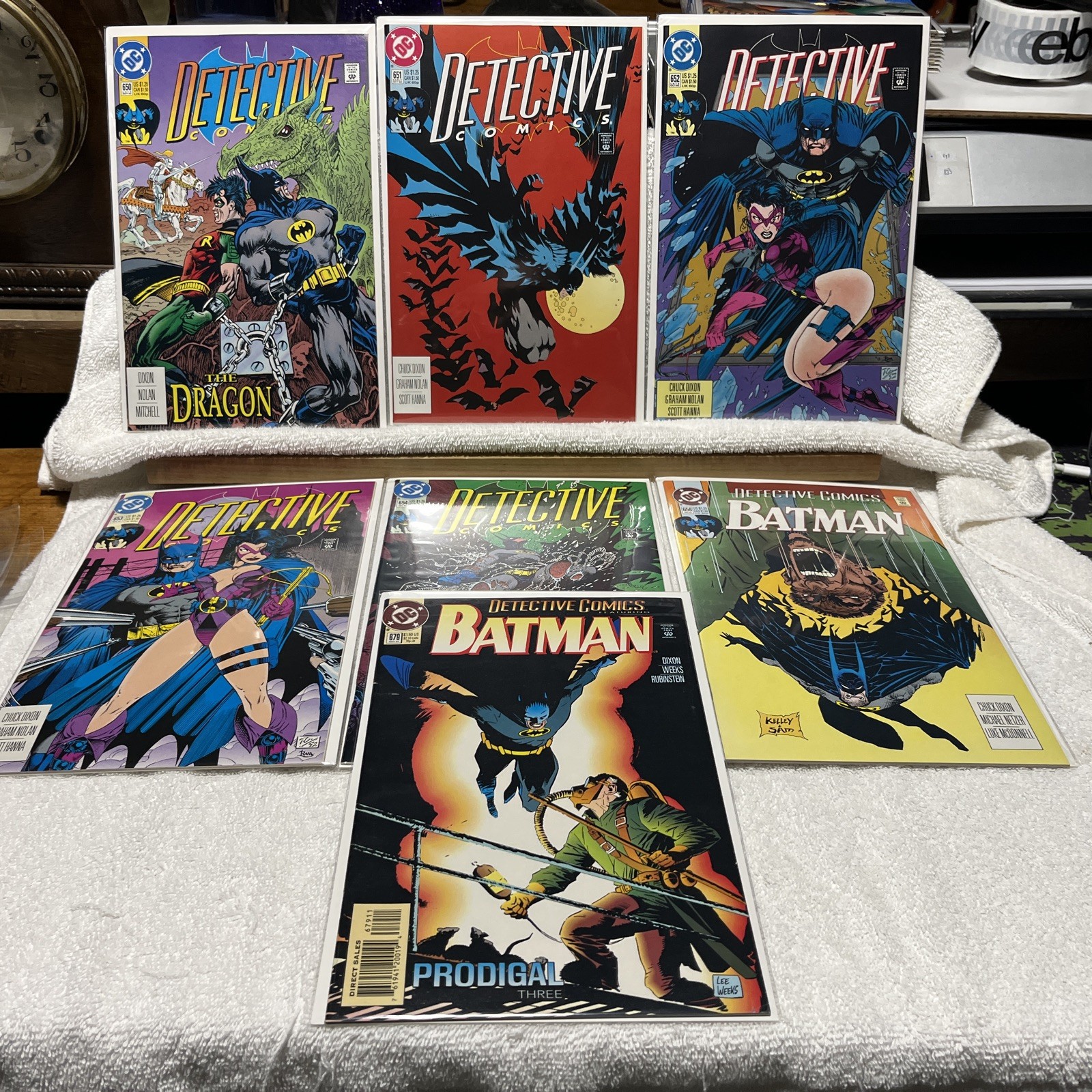 Misc Lot of 7 Detective Comics 650 651 652 653 654 658 679 DC BATMAN Misc Lot of 7 Detective Comics 650 651 652 653 654 658 679 DC BATMAN