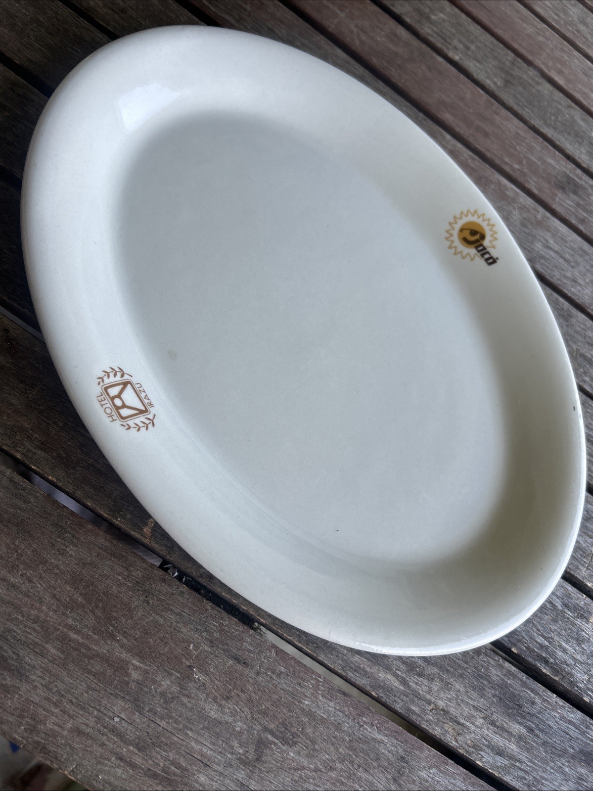 Hotel Irazu Serve- ware Platter Joco Corona Royal 100 Anos Columbia Plate