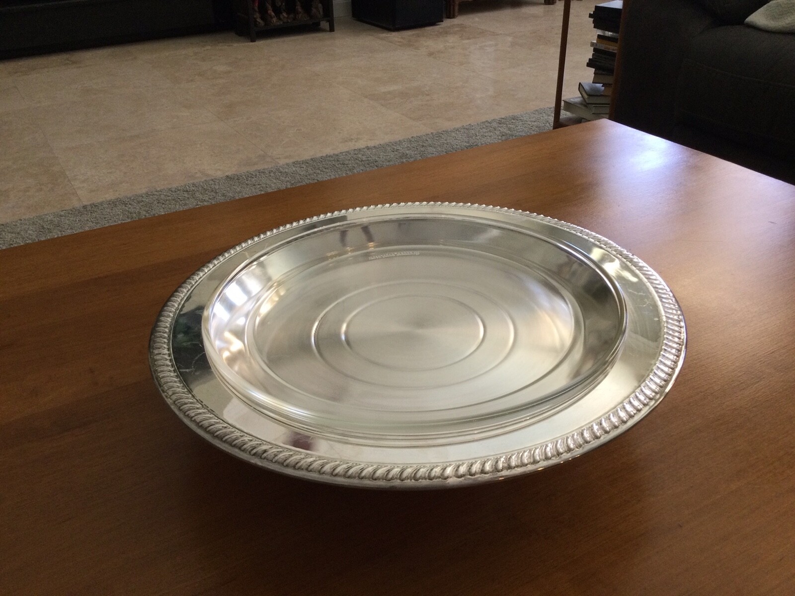FB Rogers 1883 Lazy Susan 15\