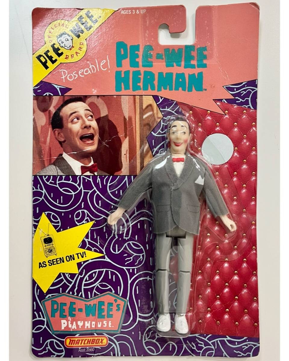 1998 Matchbox Pee wee's Playhouse Pee wee Harman Figure PEE WEE'S PLAYHOUSE PEE