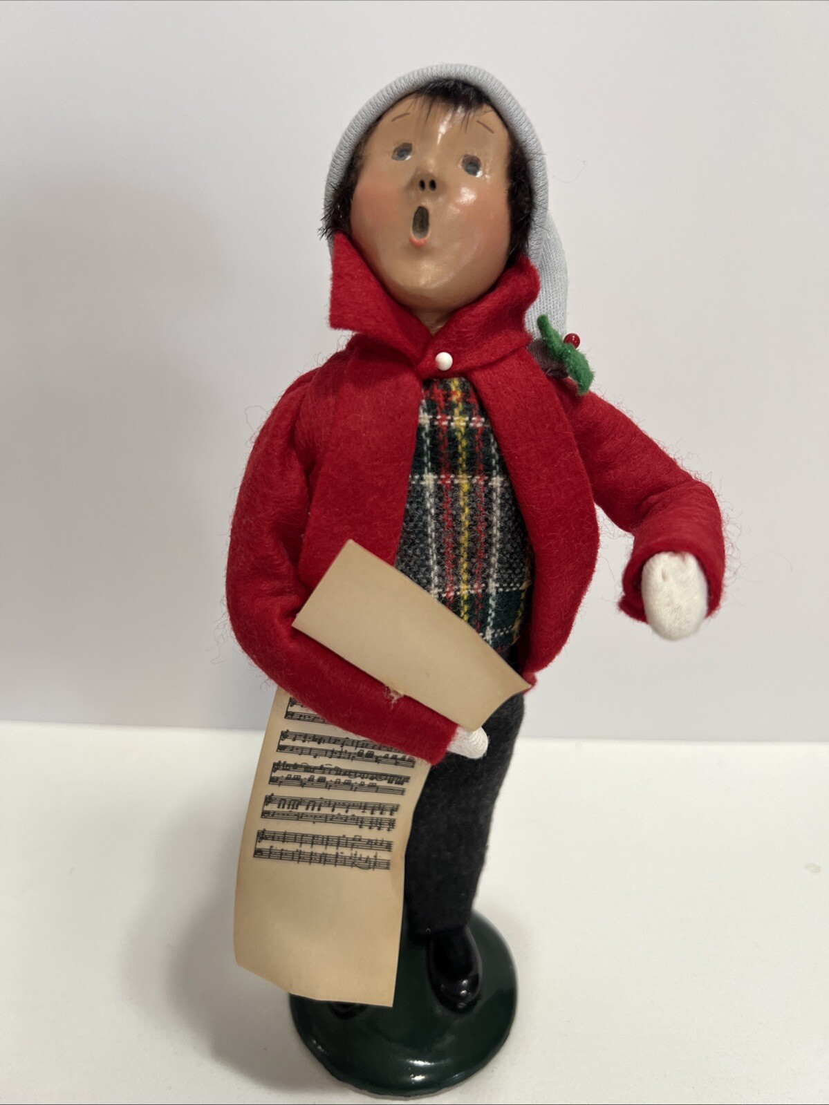 Vintage 1995 Byer’s Choice Carolers Boy Figurine w/sheet Music 10” Vintage 1995 Byer’s Choice Carolers Boy Figurine w/sheet Music 10”