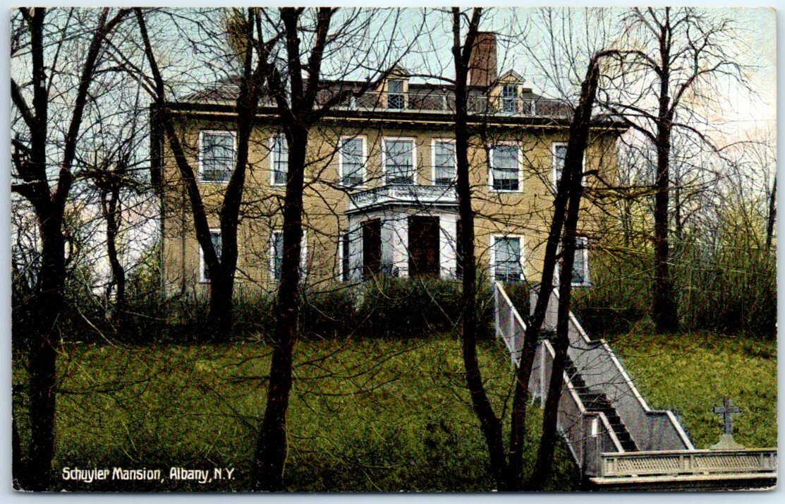 Postcard - Schuyler Mansion, Albany, New York, USA