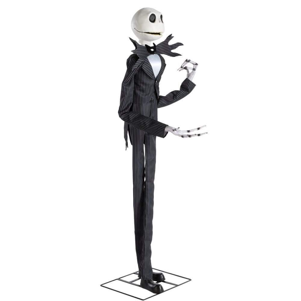 Jack Skellington 6.5 FT Animated Deluxe Life Size Halloween Decor