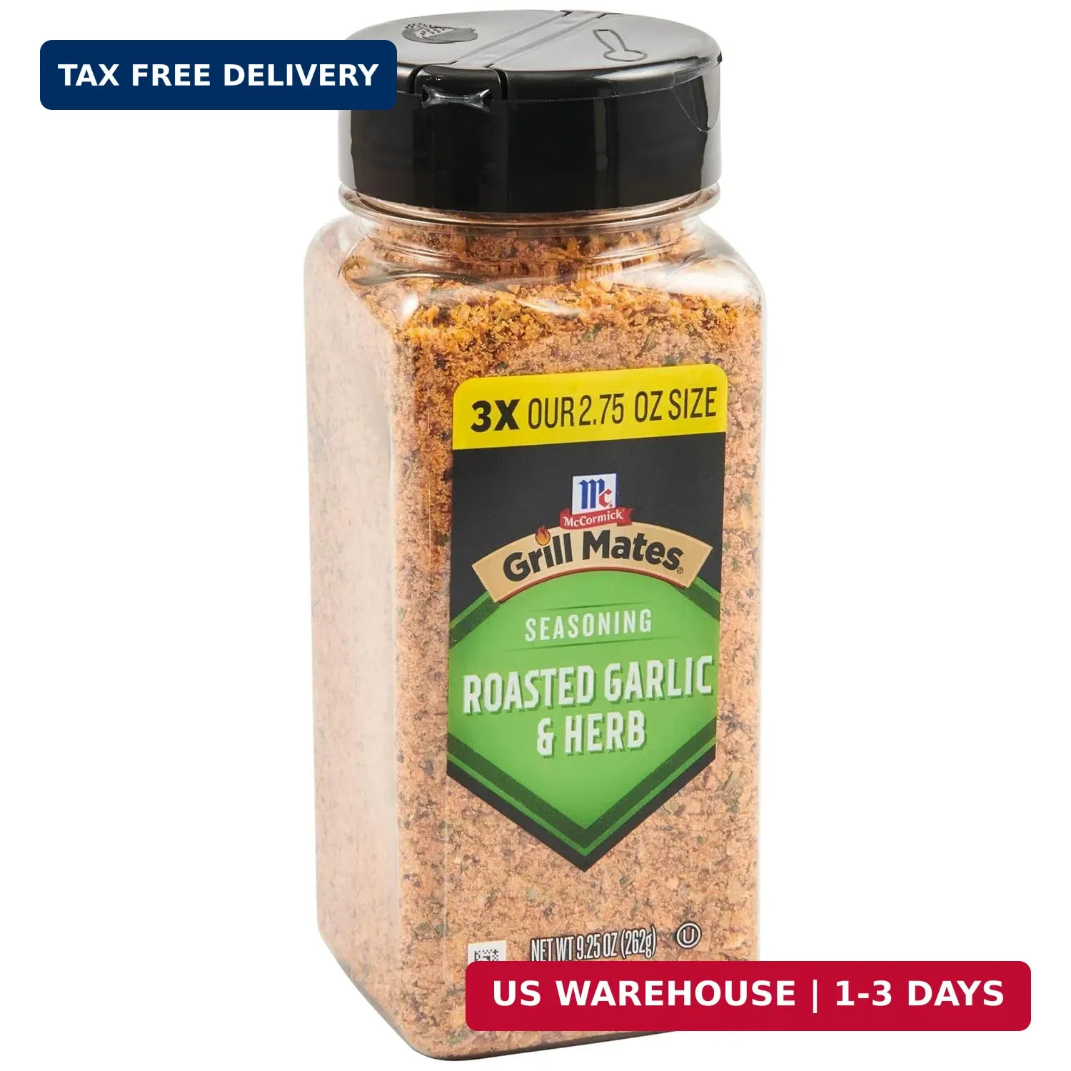 McCormick Grill Mates Roasted Garlic & Herb Seasoning, 9.25 oz