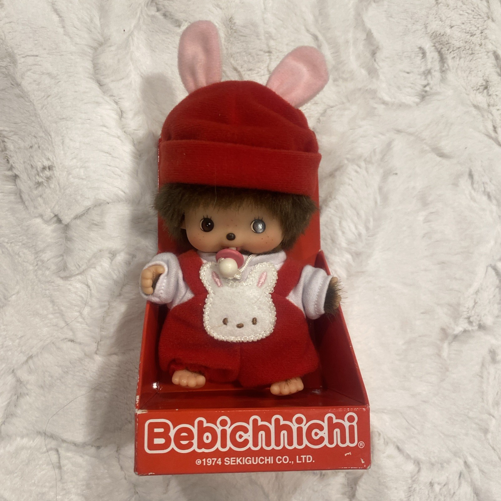 Brand NEW Sekiguchi Monchhichi Bebichhichi 235550 boy  4.75\