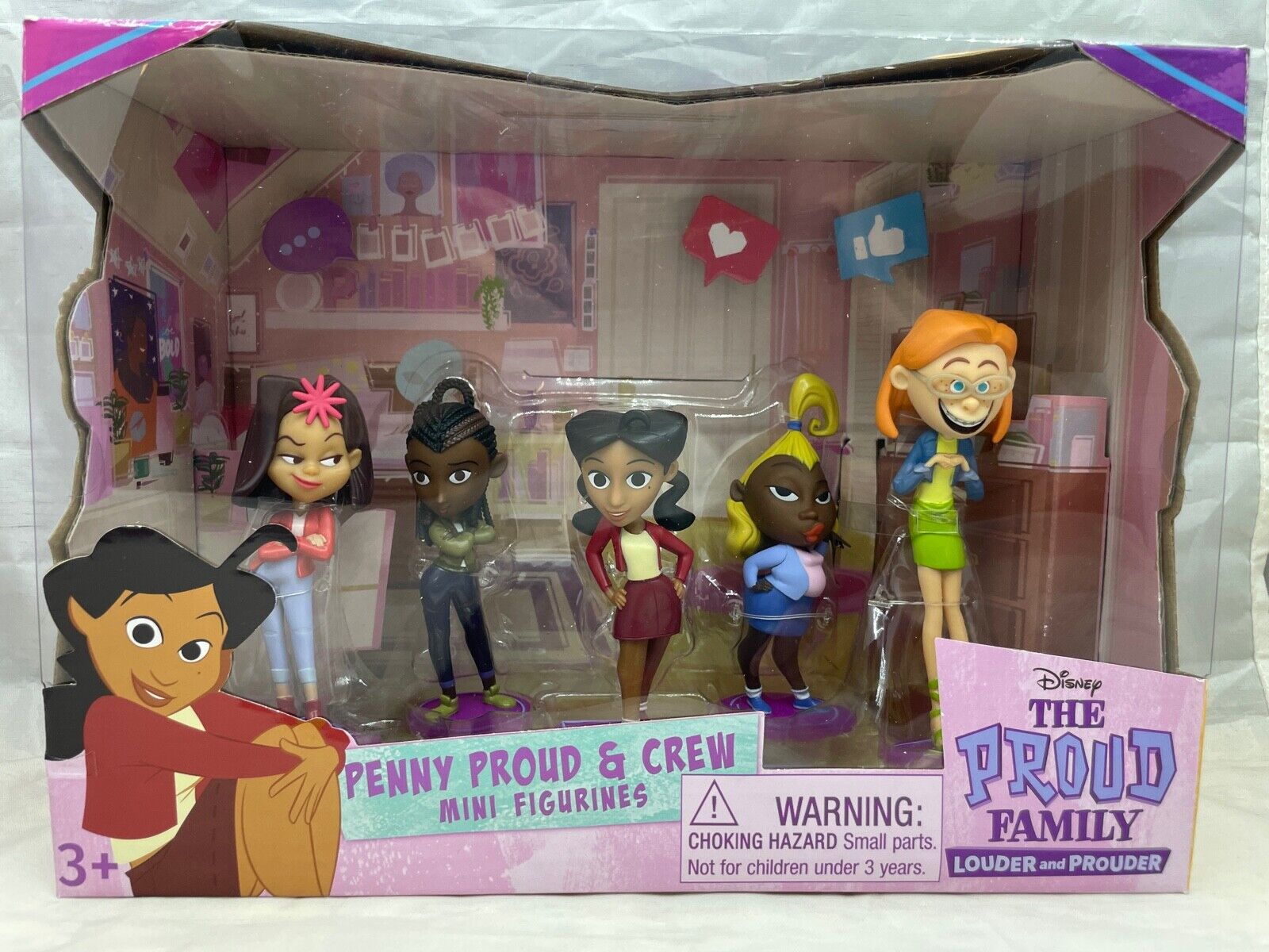 The Proud Family Louder and Prouder Penny & Crew 5 Mini Figurines Disney Store