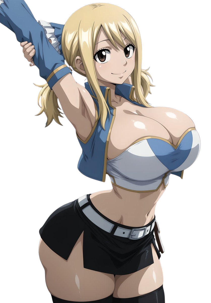 Fairy Tail Lucy Heartfilia #9 Anime Die-Cut Sticker 4.5\