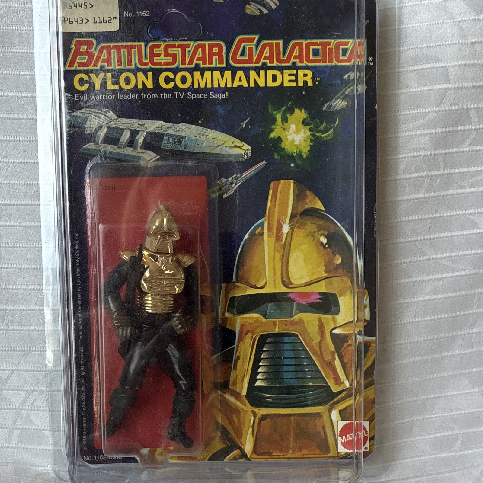Mattel 1978 Battlestar Galactica Cylon Commander Vintage Carded Figure Mattel 1978 Battlestar Galactica Cylon Commander Vintage Carded Figure
